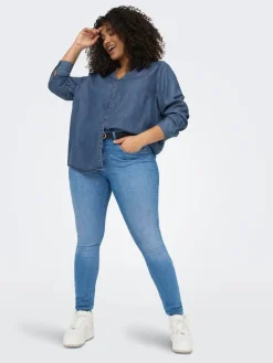 Only Carmakoma Puserot*pusero Carsema Medium blue denim
