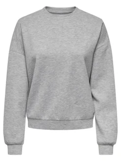Only Trikoopaidat Ja Colleget*collegepaita Onlbrielle L/S O-Neck Black