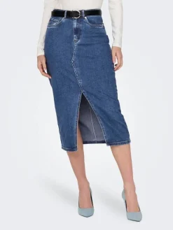 Only Hameet Ja Haalarit*farkkuhame Onlsiri Front Slit DNM Medium blue denim