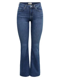 Only Farkut*farkut Onlblush Mid Flared Medium blue denim