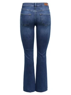 Only Farkut*farkut Onlblush Mid Flared Medium blue denim