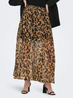 Only Hameet Ja Haalarit*hame Onlasta Life Slit maxi Black warm leo