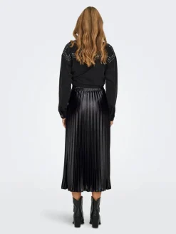 Only Hameet Ja Haalarit*hame Onllyon Pleated Black