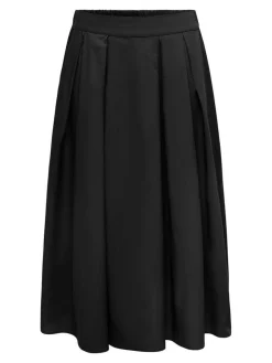 Only Hameet Ja Haalarit*hame Onlmaila Long Pleat Black