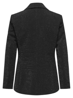 Only Jakut, Bleiserit Ja Farkkutakit*jakku Onlalya L/S Fitted Glit Black silver
