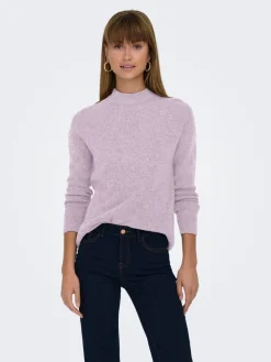 Only Neulepuserot*neule Onlcamilla O-neck L/S Lavendula melange