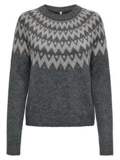 Only Neulepuserot*neule Onlfry LS JQ Glitter