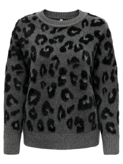 Only Neulepuserot*Neule Onlsara LS Magnet black silver