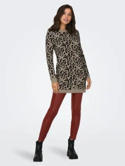 Only Vapaa-Ajan Mekot*neulemekko Onljenni LS Fossil black leo