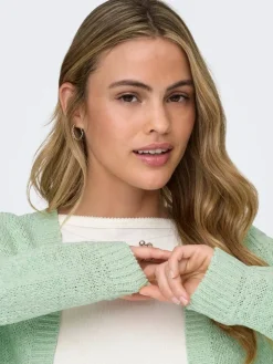 Only Neuletakit*neuletakki Onlgeena Subtle green