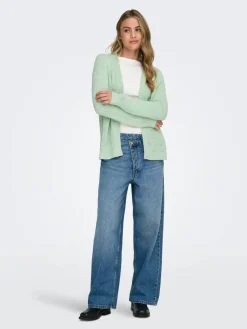 Only Neuletakit*neuletakki Onlgeena Subtle green