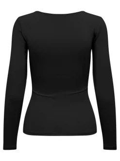Only Trikoopaidat Ja Colleget*paita Onlea L/S Black