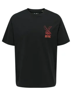 Only & Sons T-Paidat*Only Sons t-paita Onsacdc Jet Black
