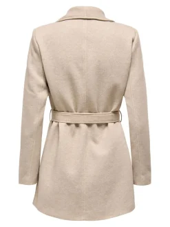 Only Kevät- Ja Syystakit*takki Onlsedona Life Light Belt Silver mink melange