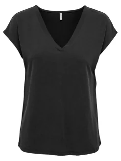 Only Trikoopaidat Ja Colleget*t-paita Onlfree Lfe S/S Mod Black