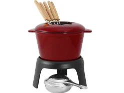 Opa Paistoastiat*fondue-setti Arki kuudelle valurauta