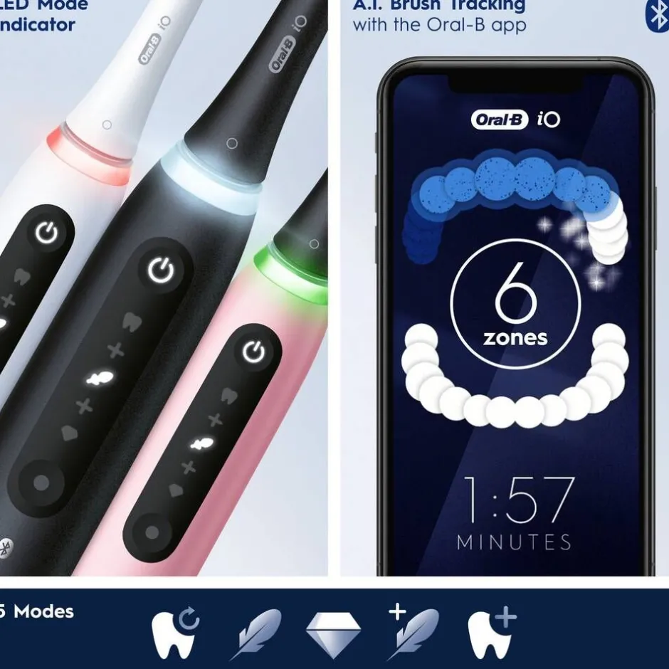 Oral-B Hammashoito*sähköhammasharja iO5S musta
