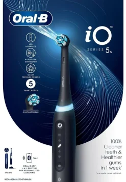 Oral-B Hammashoito*sähköhammasharja iO5S musta