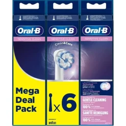 Oral-B Hammashoito*vaihtoharja Sensitive Clean 2+2+2 kampanjapakkaus 116