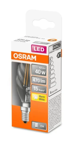 Osram Lamput Ja Valaisintarvikkeet*LED Kierre kynttilälamppu 470lm 2700K E14