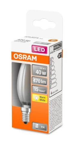 Osram Lamput Ja Valaisintarvikkeet*LED kynttilälamppu 470lm 2700K E14