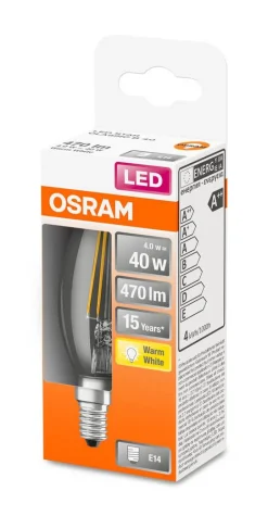 Osram Lamput Ja Valaisintarvikkeet*LED kynttilälamppu 470lm 2700K E14