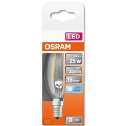 Osram Lamput Ja Valaisintarvikkeet*LED kynttilälamppu 2,5W/840 230V FIL E14 FS1