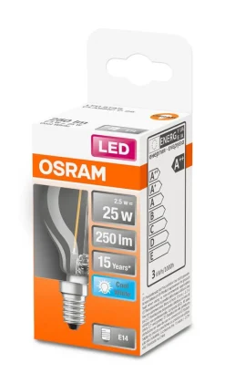 Osram Lamput Ja Valaisintarvikkeet*LED pienkupulamppu 250lm 4000K E14