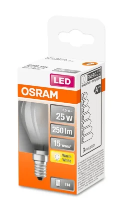 Osram Lamput Ja Valaisintarvikkeet*LED pienkupulamppu 250lm 2700K E14