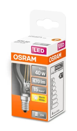 Osram Lamput Ja Valaisintarvikkeet*LED pienkupulamppu 470lm 2700K E14