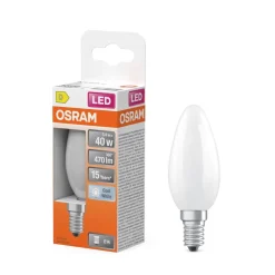 Osram Lamput Ja Valaisintarvikkeet*LED Star Classic B 40 Filament 3.4W 840 Frosted E14