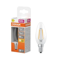 Osram Lamput Ja Valaisintarvikkeet*LED Star Classic B 25 Filament 1.8W 827 Clear E14