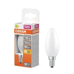 Osram Lamput Ja Valaisintarvikkeet*LED Star Classic B 40 Filament 3.4W 827 Frosted E14