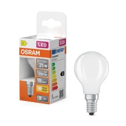 Osram Lamput Ja Valaisintarvikkeet*LED Star Classic P 25 Filament 1.8W 827 Frosted E14