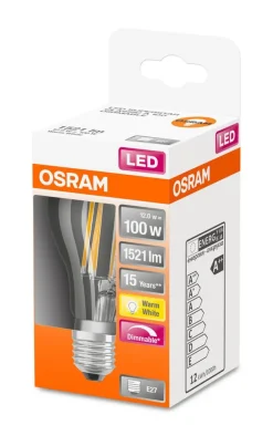 Osram Lamput Ja Valaisintarvikkeet*LED vakiolamppu 1521lm 2700K E27 DIM