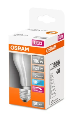 Osram Lamput Ja Valaisintarvikkeet*LED vakiolamppu 1521lm 4000K E27 DIM