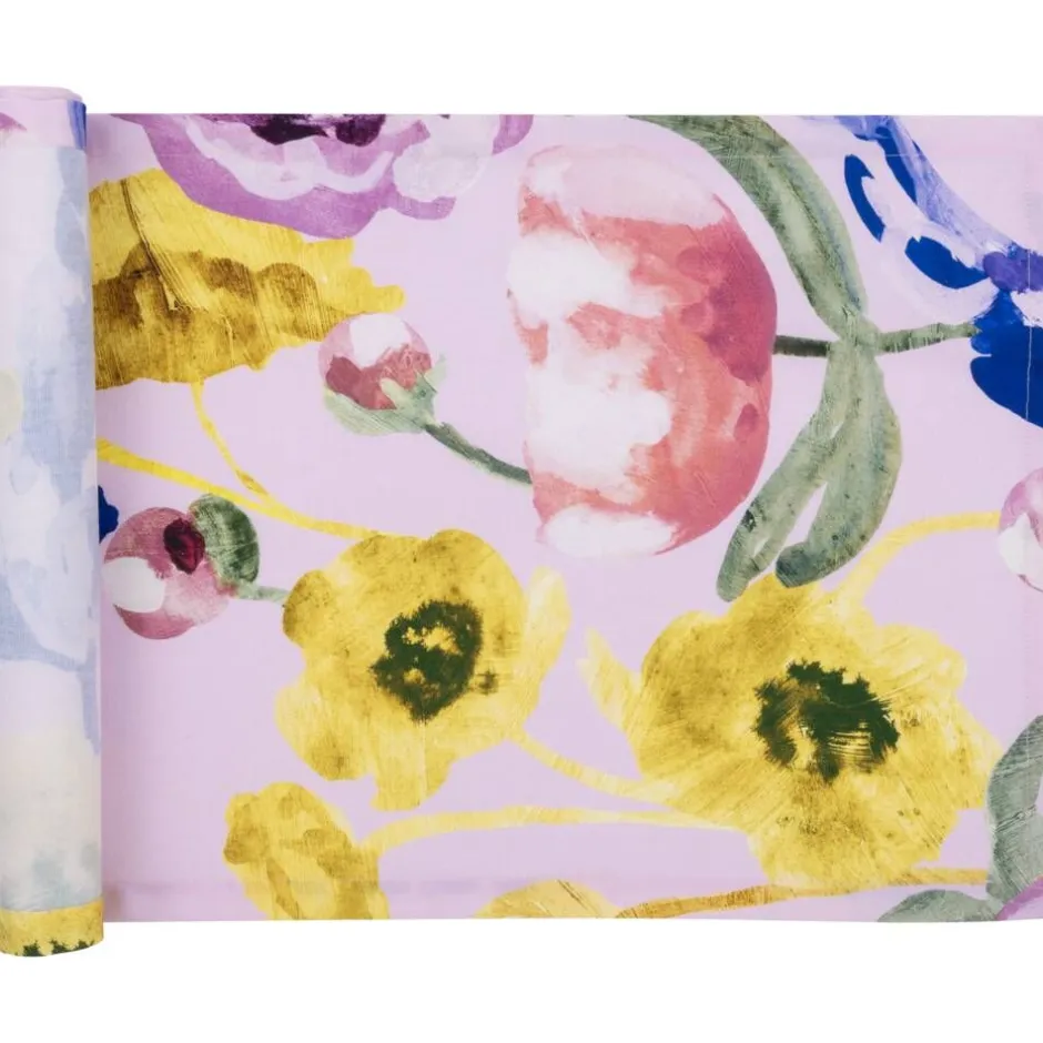 Pentik Keittiötekstiilit*akryylipinnoitettu kaitaliina Freesia 45x160 cm v.pun