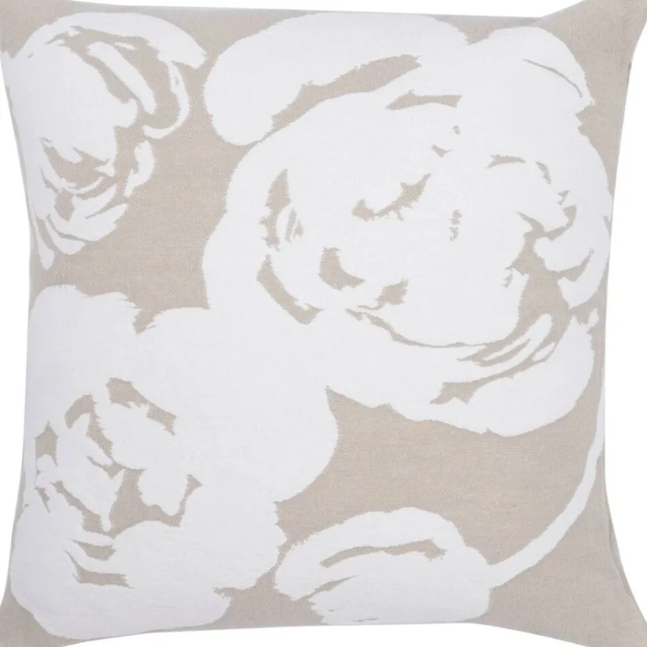 Pentik Sisustustekstiilit*jacquard tyynynpäällinen Lilia 45x45 cm valkoinen