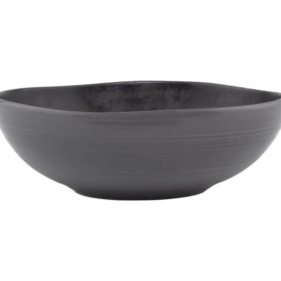 Pentik Astiat*Kivi lautanen syvä tummanharmaa 20 cm 0,95 L