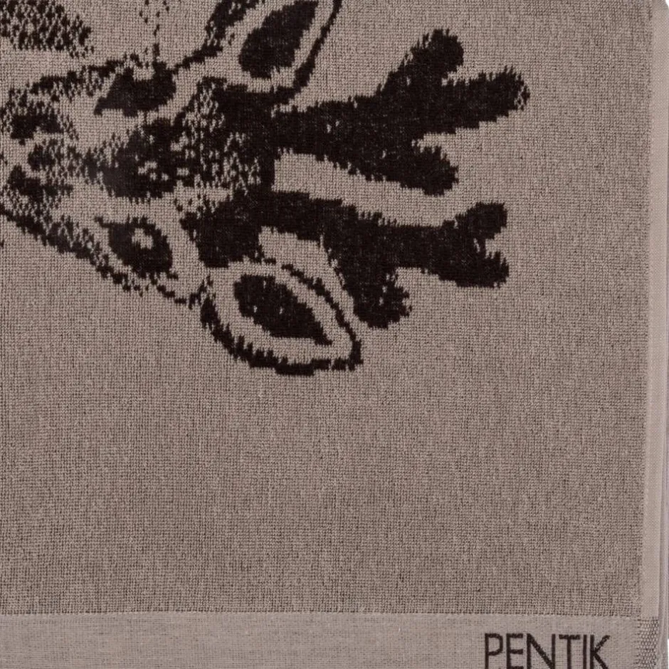 Pentik Kylpyhuone- Ja Saunatekstiilit|Lastenhuone*kylpypyyhe Vasa 70x140 cm v.ruskea