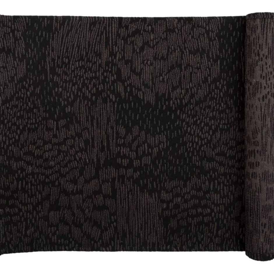Pentik Kylpyhuone- Ja Saunatekstiilit|Kylpyhuone- Ja Saunatekstiilit*Tundra laudeliina musta 46x150 cm