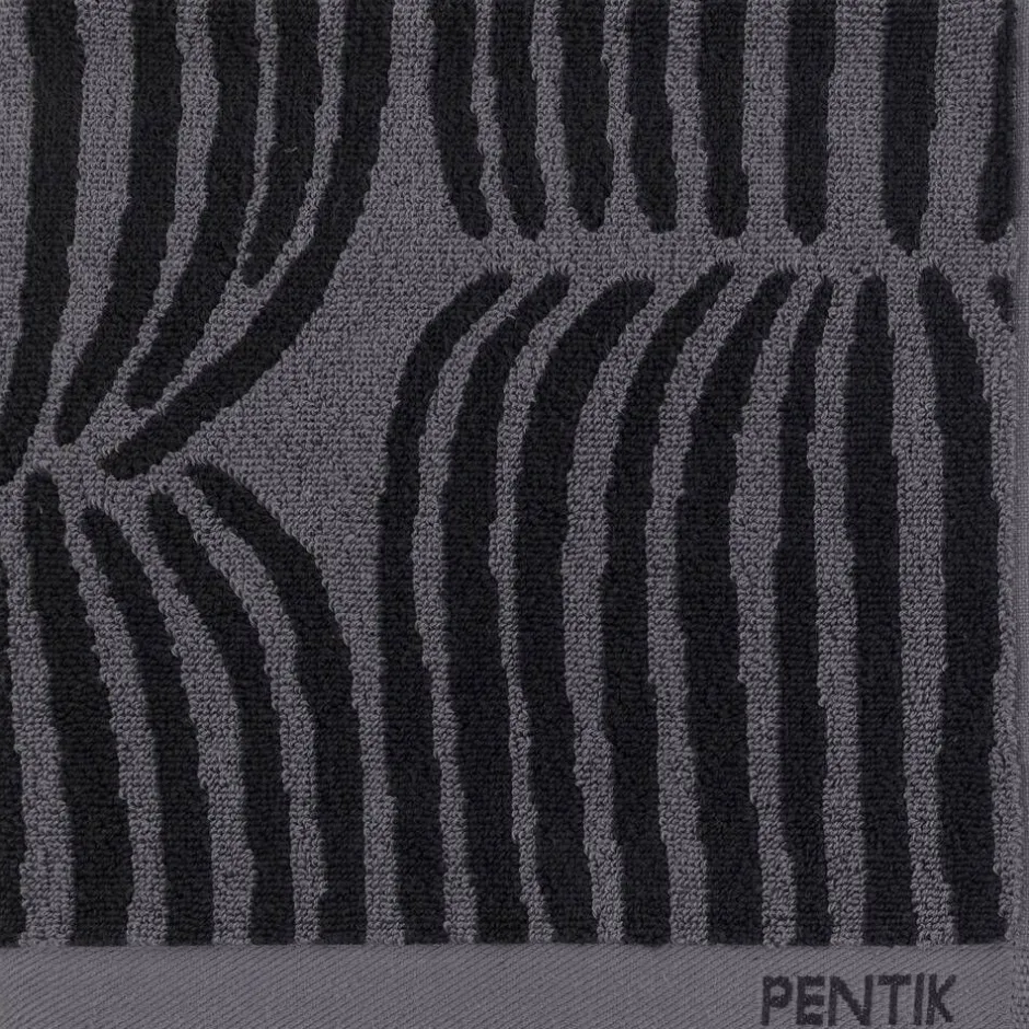 Pentik Kylpyhuone- Ja Saunatekstiilit|Kylpyhuone- Ja Saunatekstiilit*Vilja käsipyyhe musta 50x70 cm