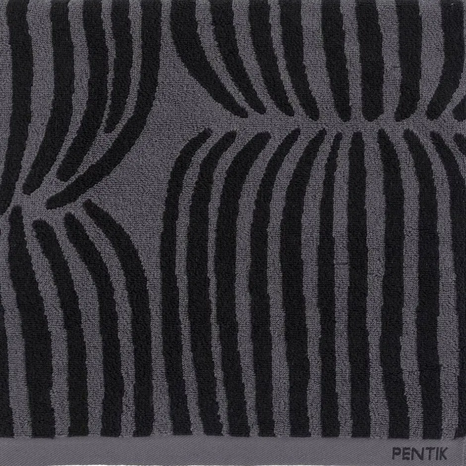 Pentik Kylpyhuone- Ja Saunatekstiilit|Kylpyhuone- Ja Saunatekstiilit*Vilja kylpypyyhe musta 70x150 cm