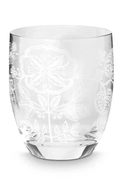 Pip Studio Astiat*juomalasi Flower White 280 ml 2 kpl