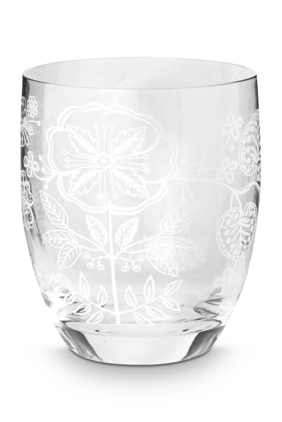 Pip Studio Astiat*juomalasi Flower White 280 ml 2 kpl