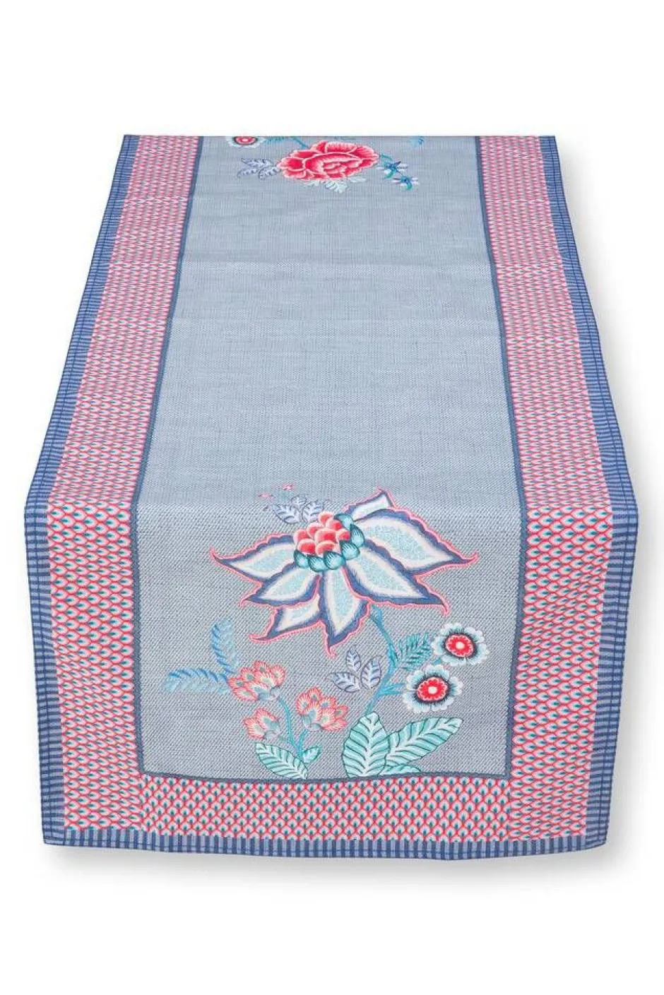 Pip Studio Keittiötekstiilit*kaitaliina Flower Festival 50x150 cm Blue