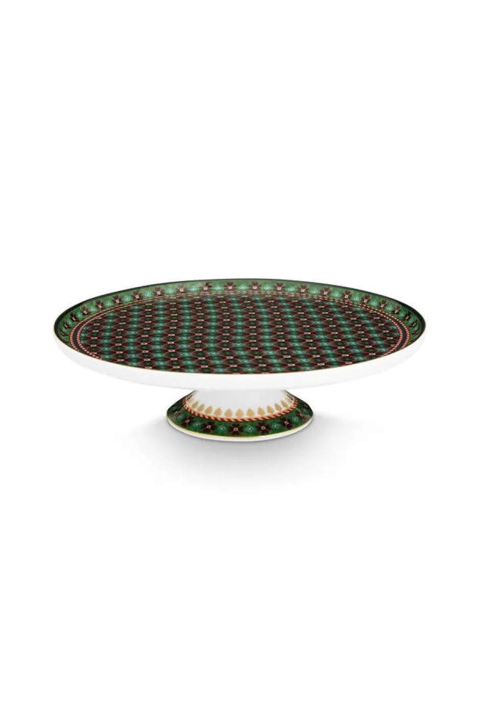 Pip Studio Tarjoilu*kakkutarjotin Clover 21 cm Green