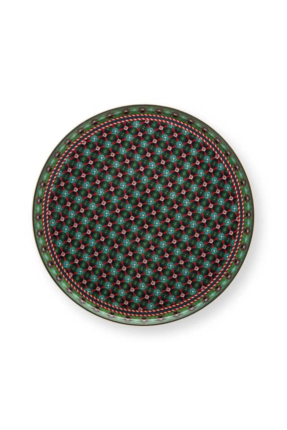 Pip Studio Tarjoilu*kakkutarjotin Clover 21 cm Green