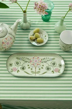 Pip Studio Tarjoilu*kakkutarjotin Lily&Lotus 33,3x15,5 cm Light Green