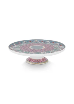 Pip Studio Tarjoilu*kakkutarjotin Flower Festival Scallop Deco 21 cm